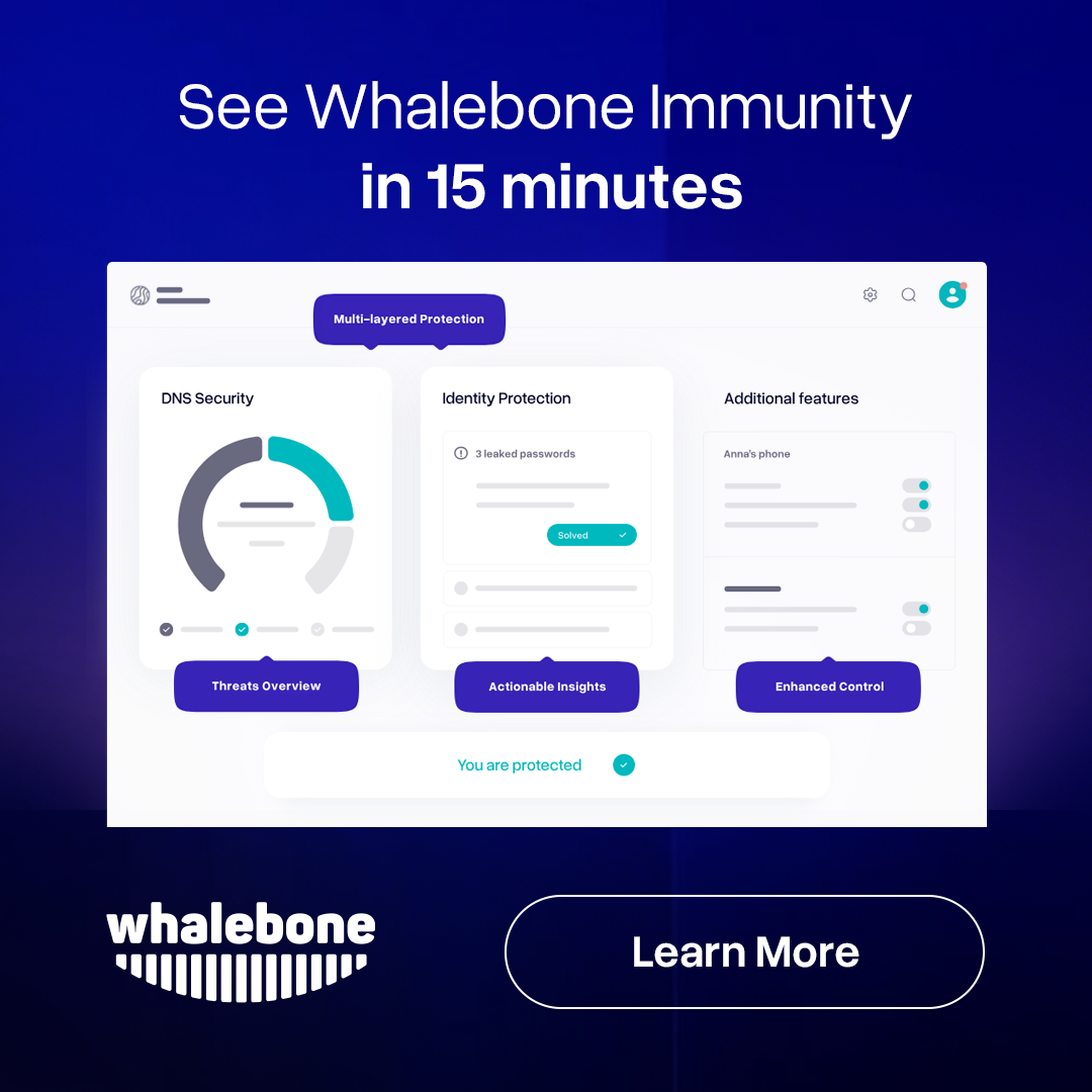 Whalebone campaign creative for GTM platforms