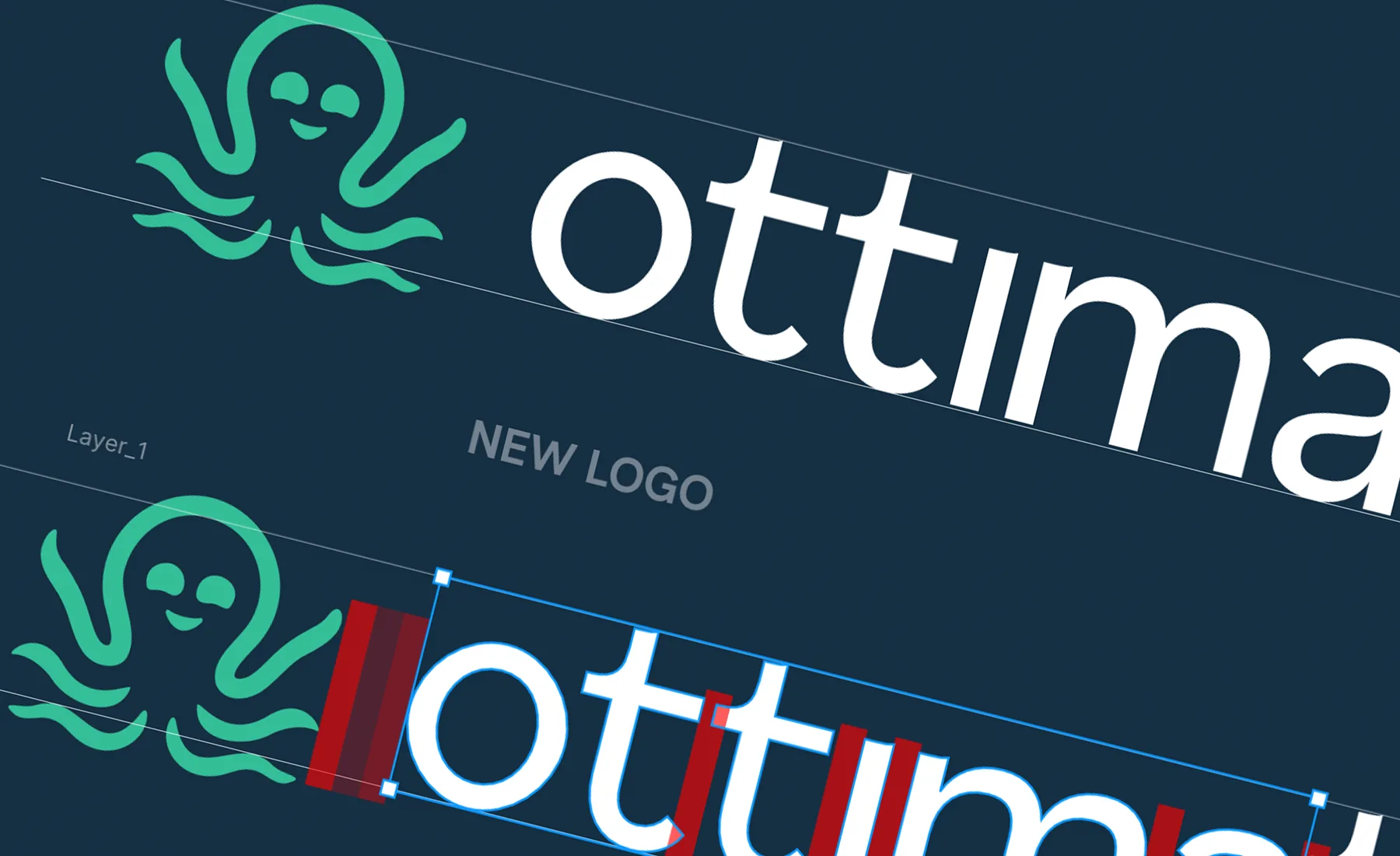 Ottimate logo exploration and brand redesign