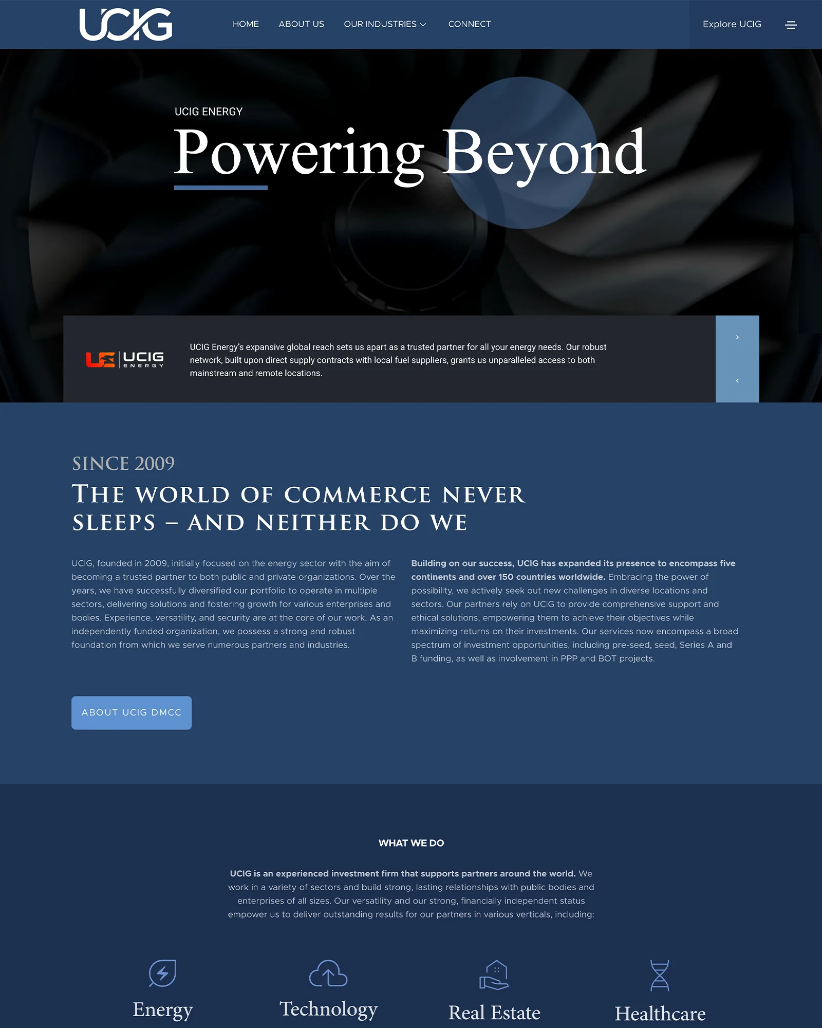 UCIG visual identity and brand system